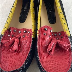 VANELI Driving Loafer Leather Tassel Loafers Size 9.5